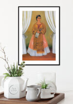 Poster Frida Kahlo självporträtt 2