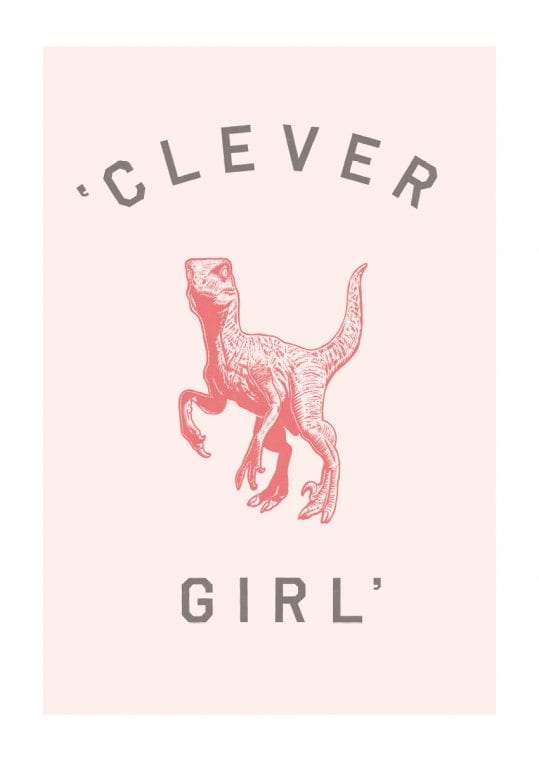 - Florent Bodart PosterClever Girl Pink 1