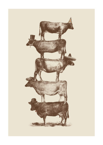 Poster Cow Cow Nuts 1