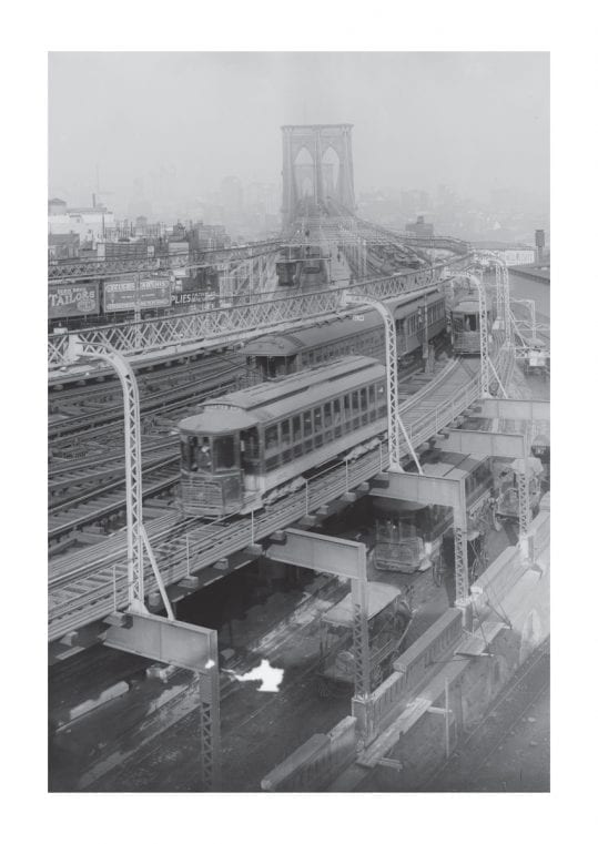 Poster Brooklyn Bridge Railroad 1
