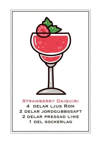Poster Strawberry Daiquiri 1