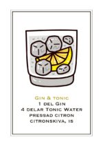Poster Gin Tonic 1
