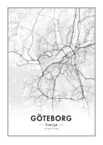 Poster Göteborgskarta 1