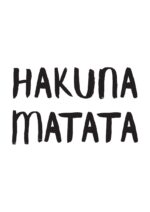 Poster Hakuna Matata 1