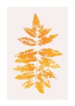 - Kubistika PosterOak Leaf Yellow 1