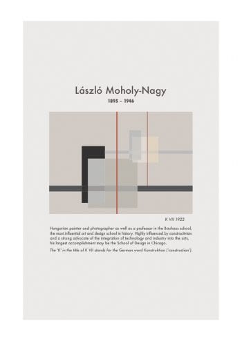 Poster Laszlo Moholy Nagy KVII Poster 1