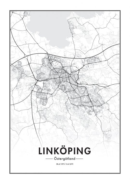 Poster Linköpingskarta 1