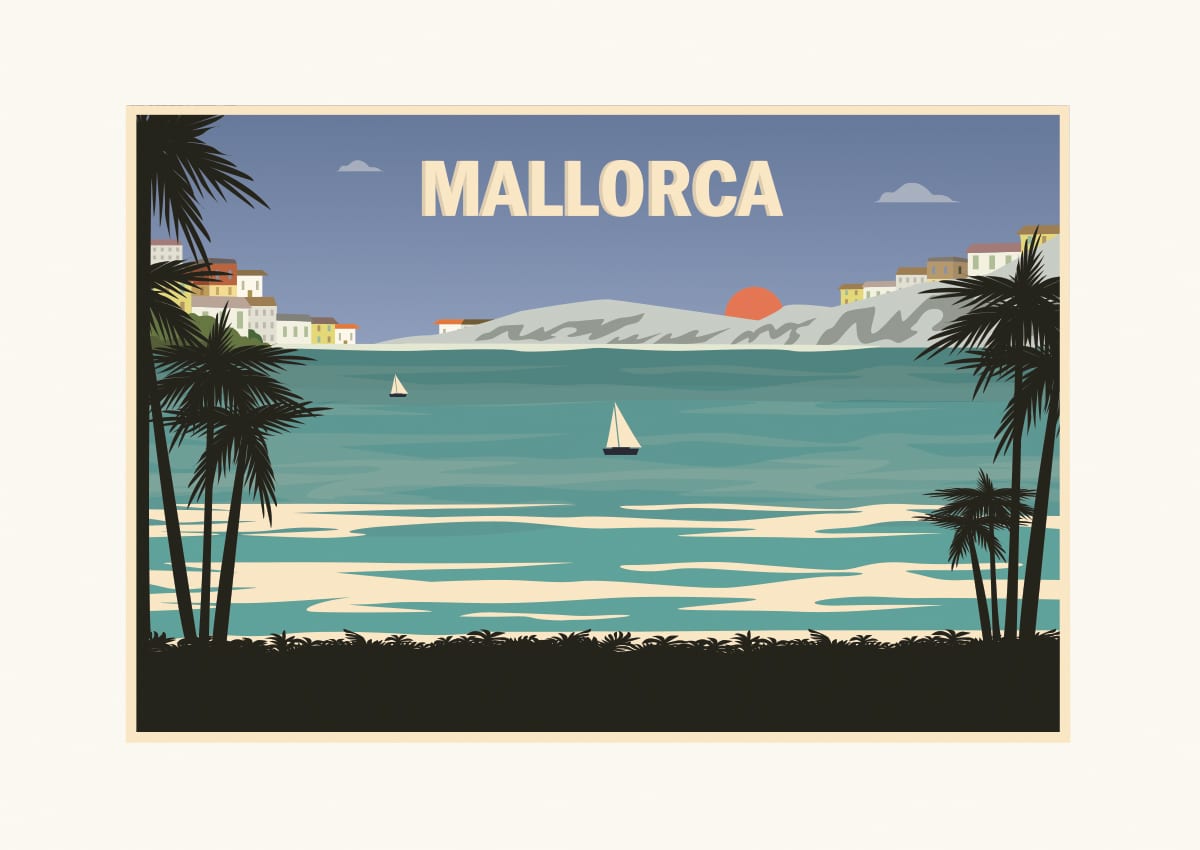 vintage travel mallorca
