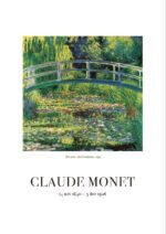 Poster Claude Monet Näckrosdamm 1