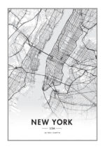 Poster New Yorkkarta 1