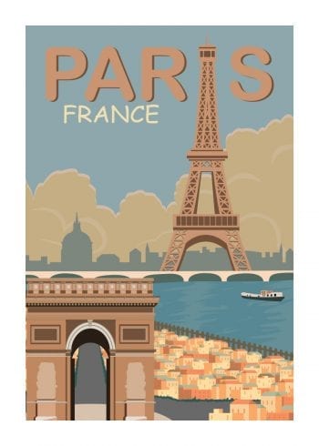 Poster Paris Vintage 1