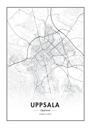 Poster Uppsalakarta 1