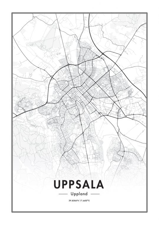 Poster Uppsalakarta 1