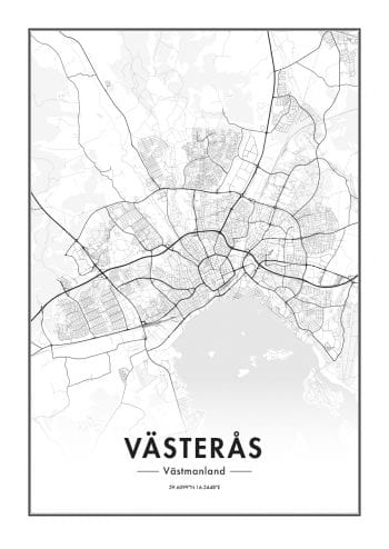 Poster Västeråskarta 1
