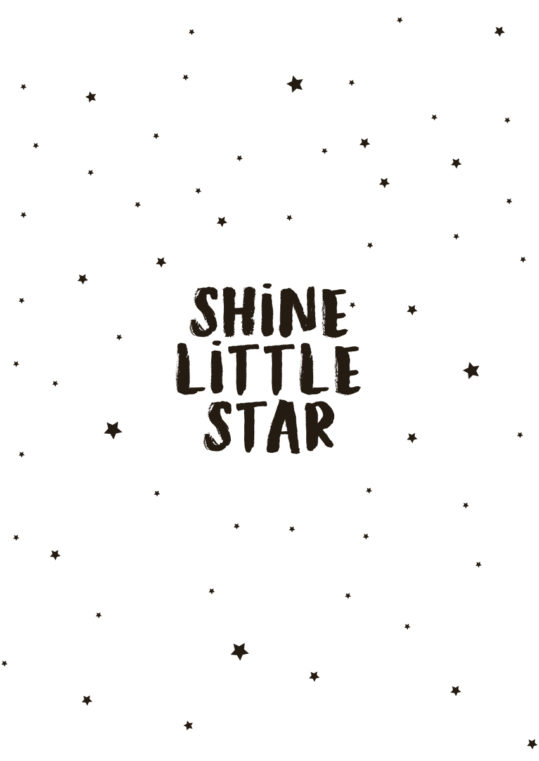 Poster Shine little star 1
