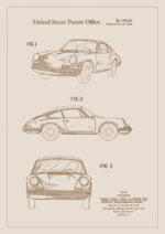 Poster Patent Porsche 911 1