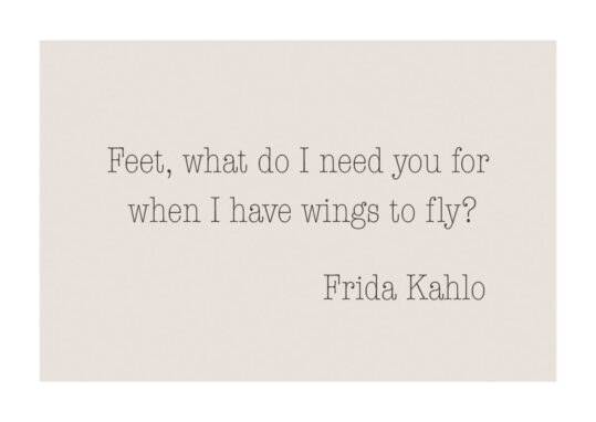 Poster Frida Kahlo Citat 1