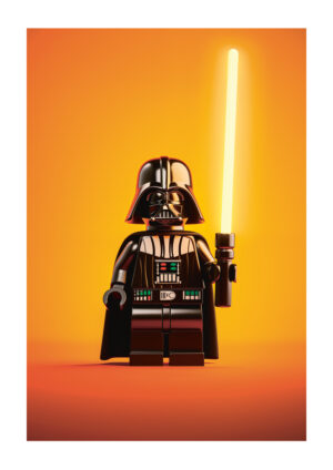 Poster Lego in space - star wars darth wader 1