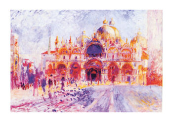 Poster Renoir The Piazza San Marco 1