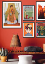 Poster Frida orange 2