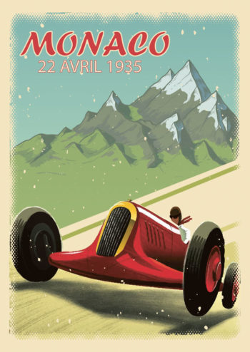 Poster Monaco Formula 1 1