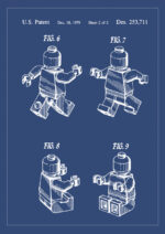 Poster Legogubbar patent 1