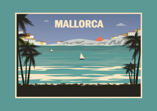 Poster Mallorca Vintage 1