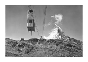 Poster Matterhorn Zermatt Skidlift 1
