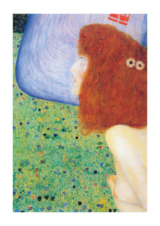 Poster Klimt Girl with Blue Veil 1