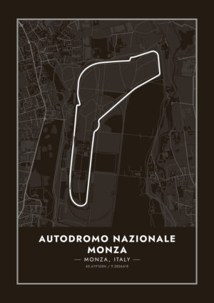 Poster Autodromo Nazionale Monza Formula 1 F1 1