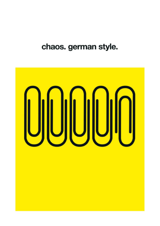 - Kubistika PosterGerman Chaos 1