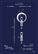 Poster Glödlampa patent 1