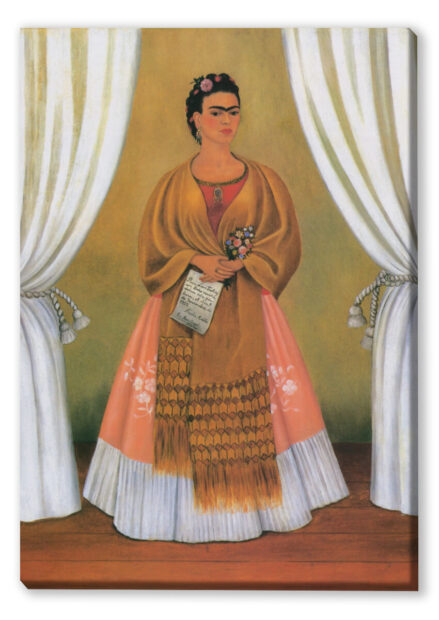 Canvas Frida Kahlo Självporträtt 1