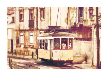 Poster Spårvagn i Lissabon 1