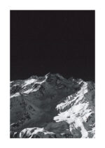 Poster Berg i svartvitt 1