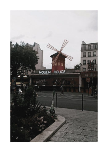 Poster Paris Moulin Rouge 1