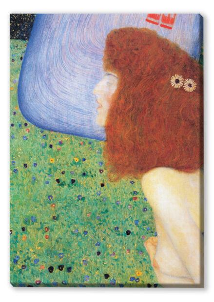 Canvas Girl with Blue Veil Klimt 1