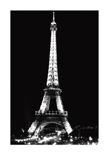 Poster Paris Eiffeltornet 1
