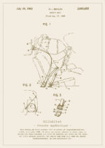 Poster Bilbältet patent 1