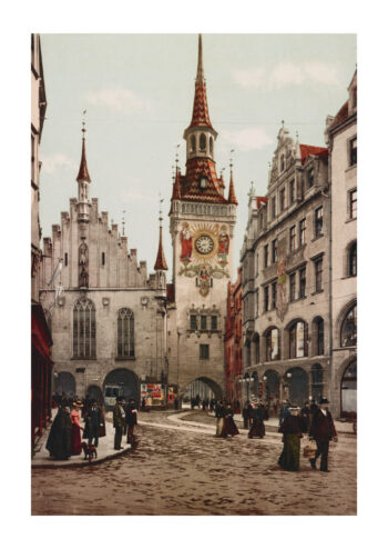 Poster Munchen Altes Rathaus 1895 1