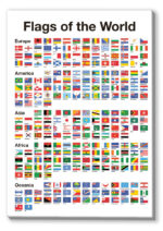 Canvas Flags of the world - English 1