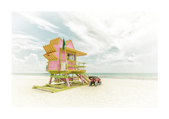 - Melanie Viola PosterPink house Miami Beach 1