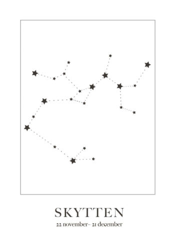Poster Skytten Stjärntecken 1