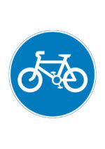 Poster Cykling tillåten vägskylt 1