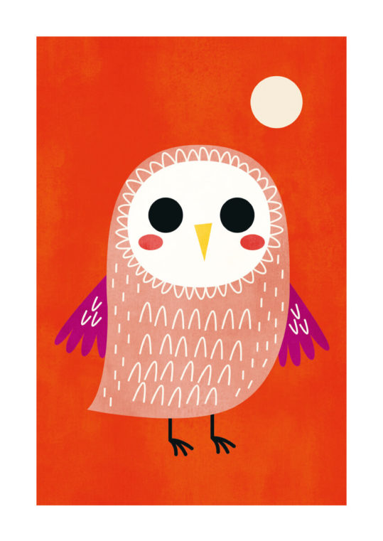 - Kubistika PosterLittle Owl 1