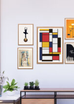 Poster Mondrian poster De Stijl Influence 2