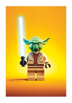 Poster Lego Yoda 1