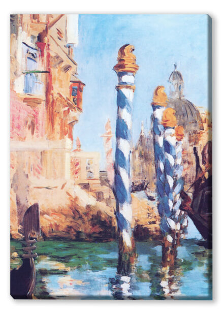 Canvas Canal Grande Venedig Manet 1
