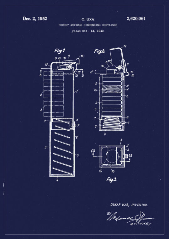 Poster Patent PEZ 1
