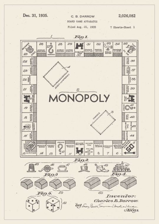 Poster Monopol patent 1